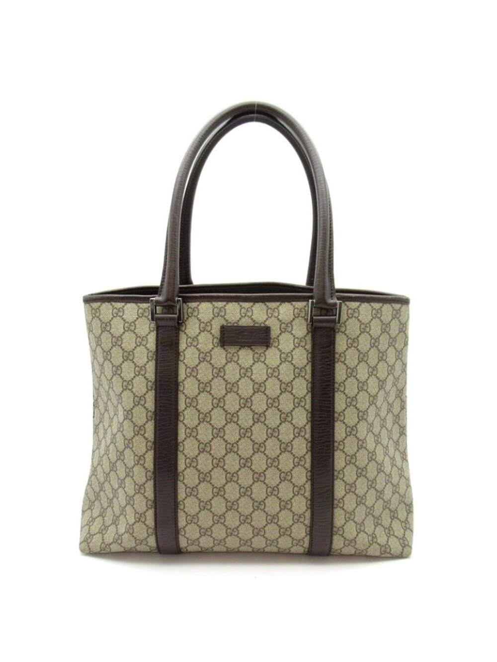 Gucci Tote Bag GG Supreme Brown